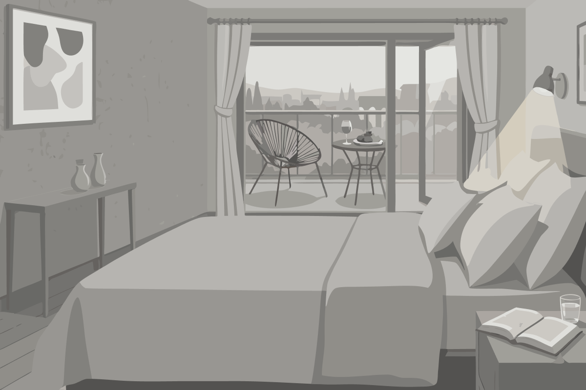 Queen Room with Sofa Bed